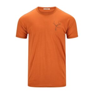 Aclima Aclima lett ull t-skjorte orange herre