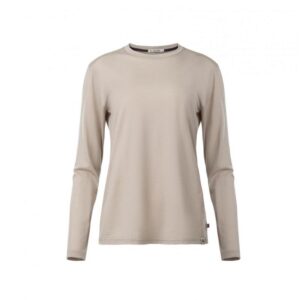 Aclima Aclima ull t-skjorte lang arm sand dame
