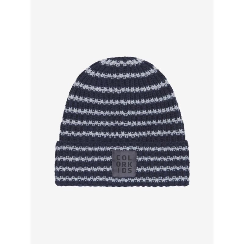 Color Kids Color Kids Beanie W. Striped Pattern 741218 Corner Sport 1