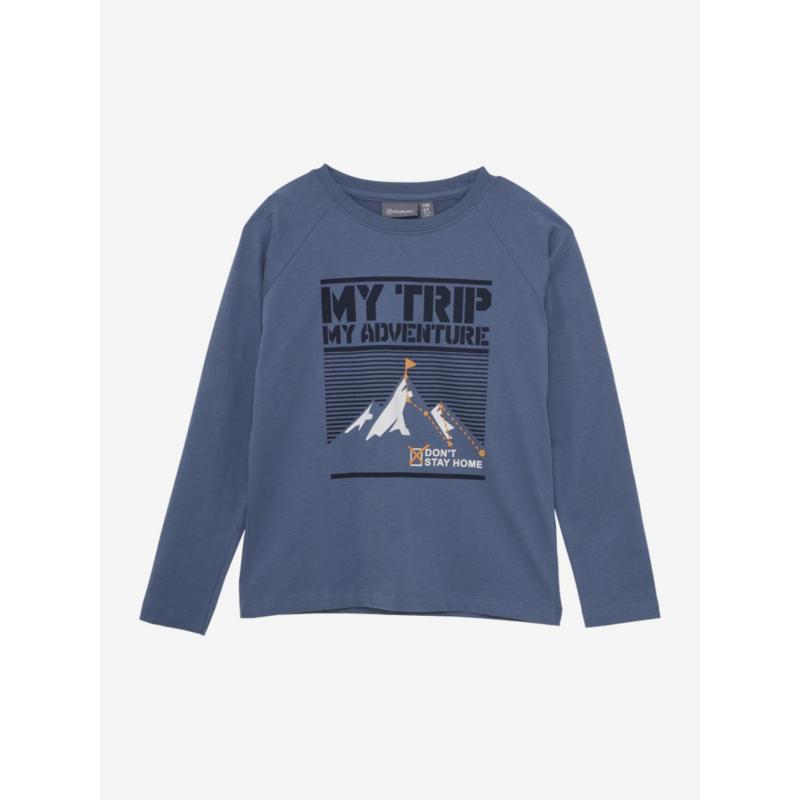 Color Kids Color Kids T-shirt W. Print - L-S Base Layer Corner Sport 1