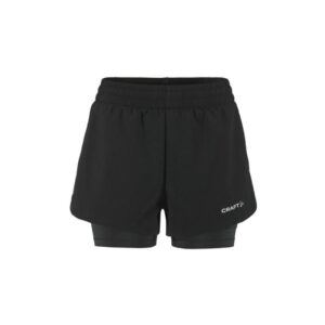 Craft Craft Adv Essence 2-in-1 treningsshorts sort dame