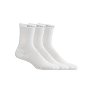 Craft Craft Core Dry High Sock 3-Pack sokker hvit