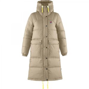 Fjällräven Fjällräven Expedition Long Down parka dun kåpe dame beige lang