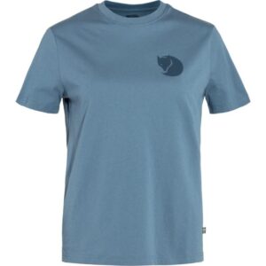 Fjällräven Fjällräven Fox Boxy Logo Tee W bomull t-skjorte blå dame