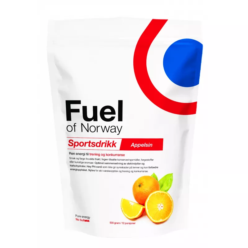Fuel of Norway Sportsdrikke 0,5 kg Appelsin 5006 Corner Sport 1
