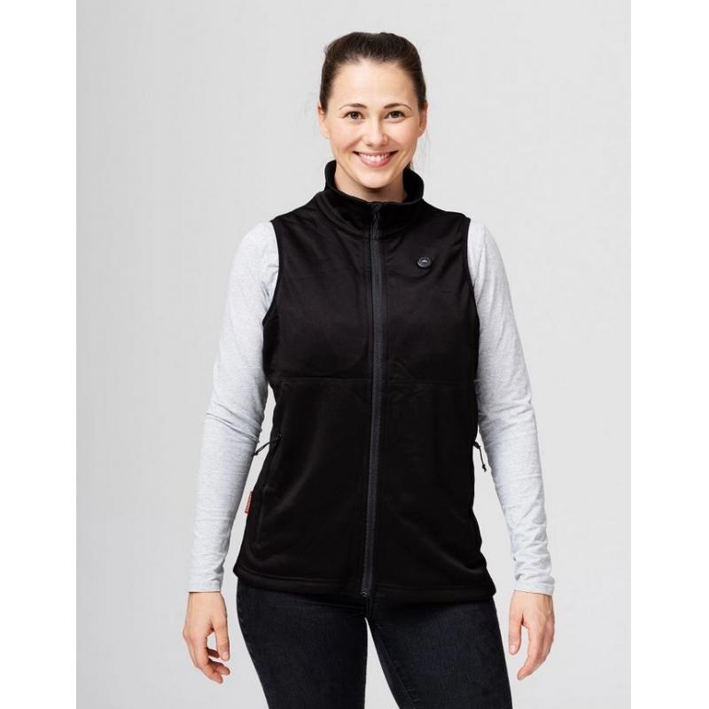 Heat Experience Heated Fleece Vest Womens HECL006BK Corner Sport 2