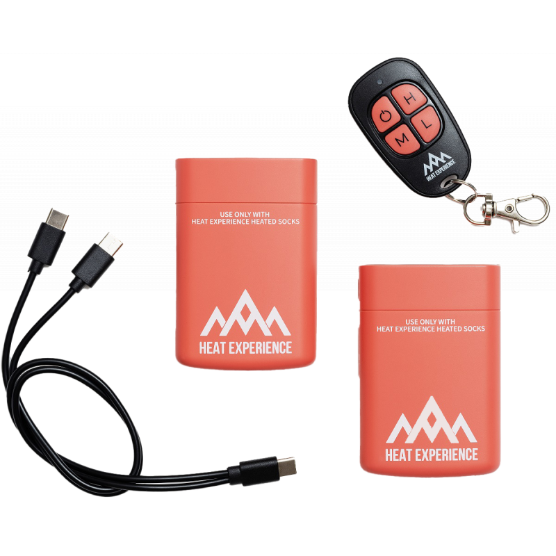 Heat Experience Socks Battery (Pair) w-rem. V2 HEEX00018 Corner Sport 1