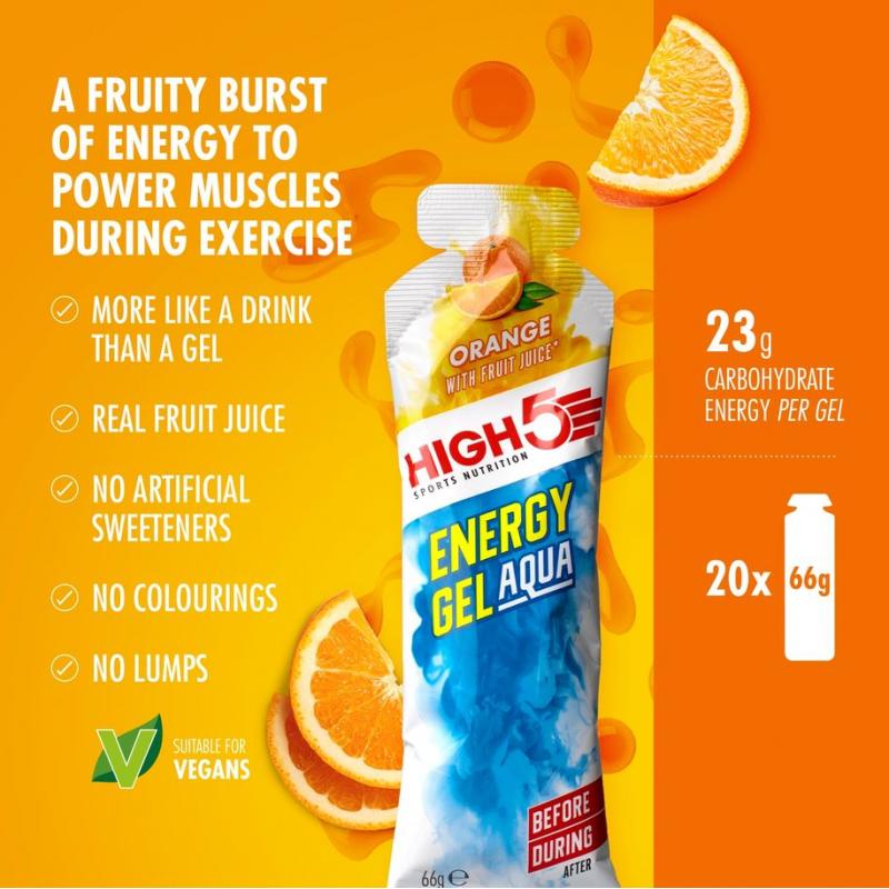 High5 HIGH5 EnergyGel Aqua Appelsin 159102 Corner Sport 1
