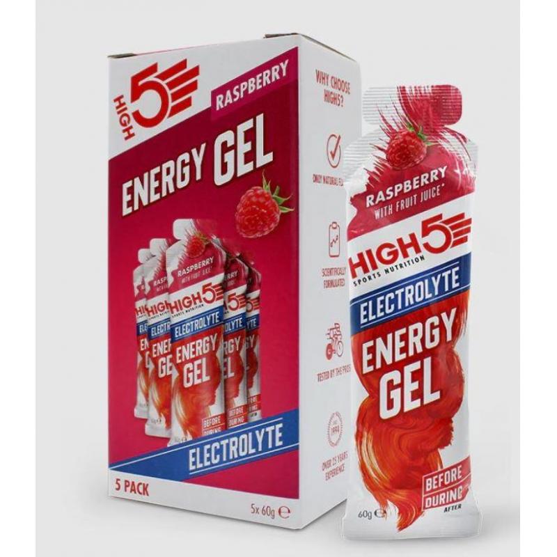 High5 HIGH5 EnergyGel Electrolyte Bringebær Corner Sport 1