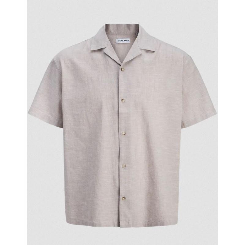 JACK & JONES JJESUMMER LINEN BLEND RESORT SHIRT 12289191 Corner Sport 1