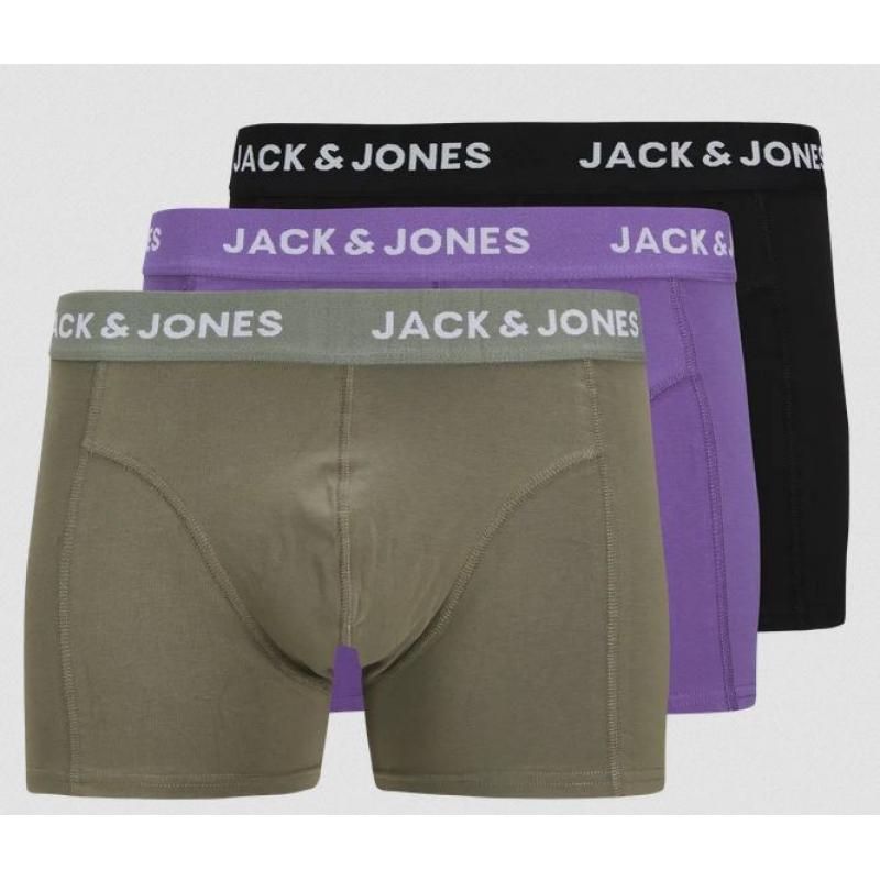 Jack & Jones JACK & JONES JACROB SOLID TRUNKS 3 PACK SN Corner Sport 1