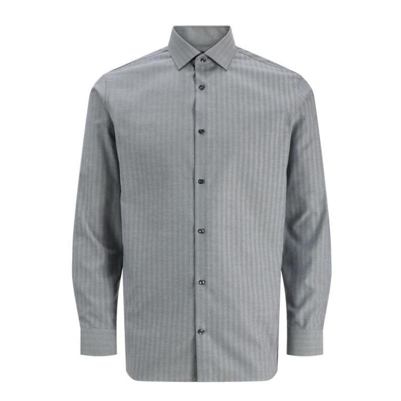 Jack & Jones JACK & JONES JPRBLAPARKER HERRINGBONE L-S SHIRT 12301151 Corner Sport 1