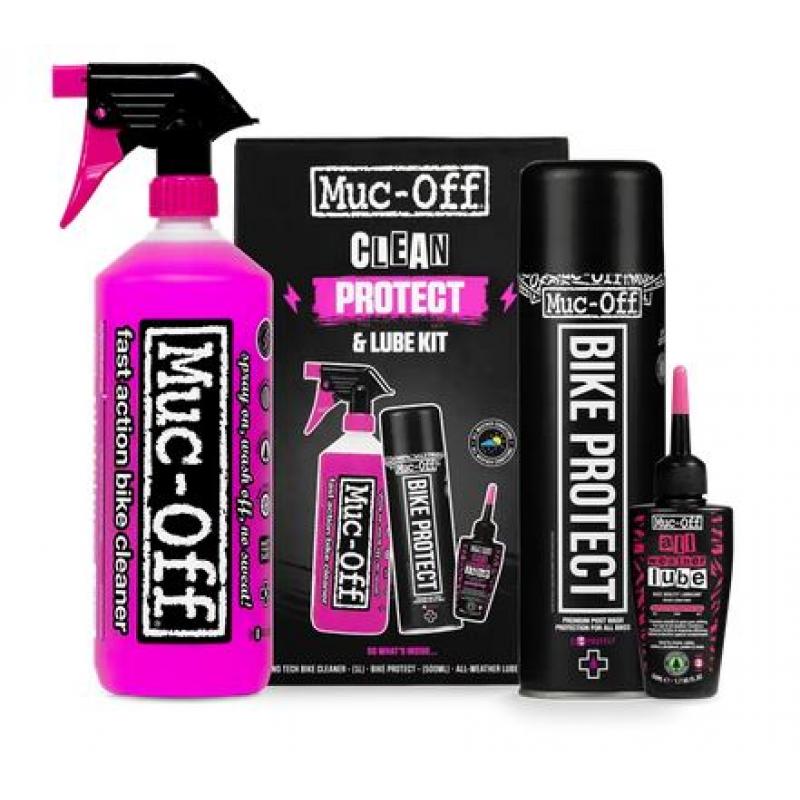 Muc-Off MUC-OFF Wash, Protect and Wet Lube Kit Corner Sport 1