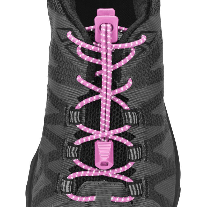 Nathan Reflective Run Laces Pink OS 1171N-0165-OS Corner Sport 1