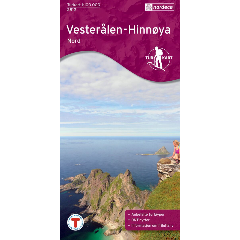 Nordeca Nordeca Vesterålen Hinnøya nord 1:100 000 N2812 Corner Sport 1