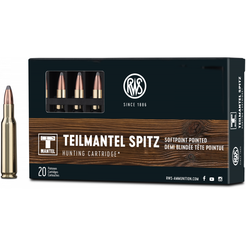 RWS Soft Point 222 REM 3,2g-50 gr Corner Sport 1