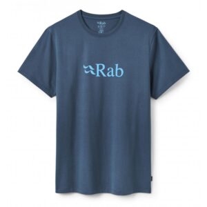 Rab Rab Stance Logo te-skjorte blå herre
