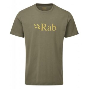 Rab Rab Stance Logo e-skjorte grønn herre
