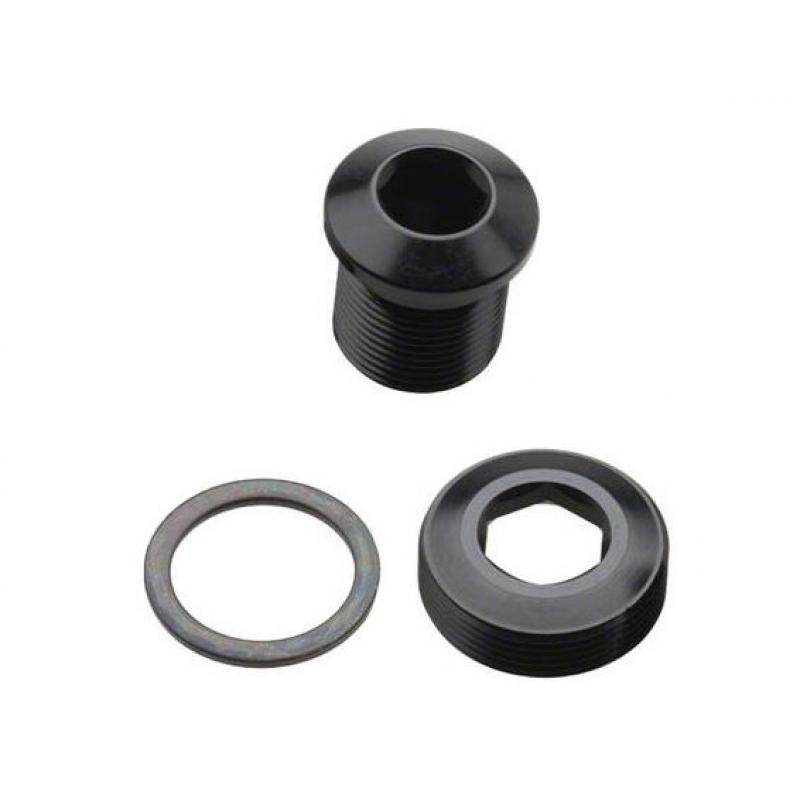 Race Face M15 EXI QR Krankbolt-M15 x 15mm, alu, inkl. QR deksel-skive Corner Sport 1