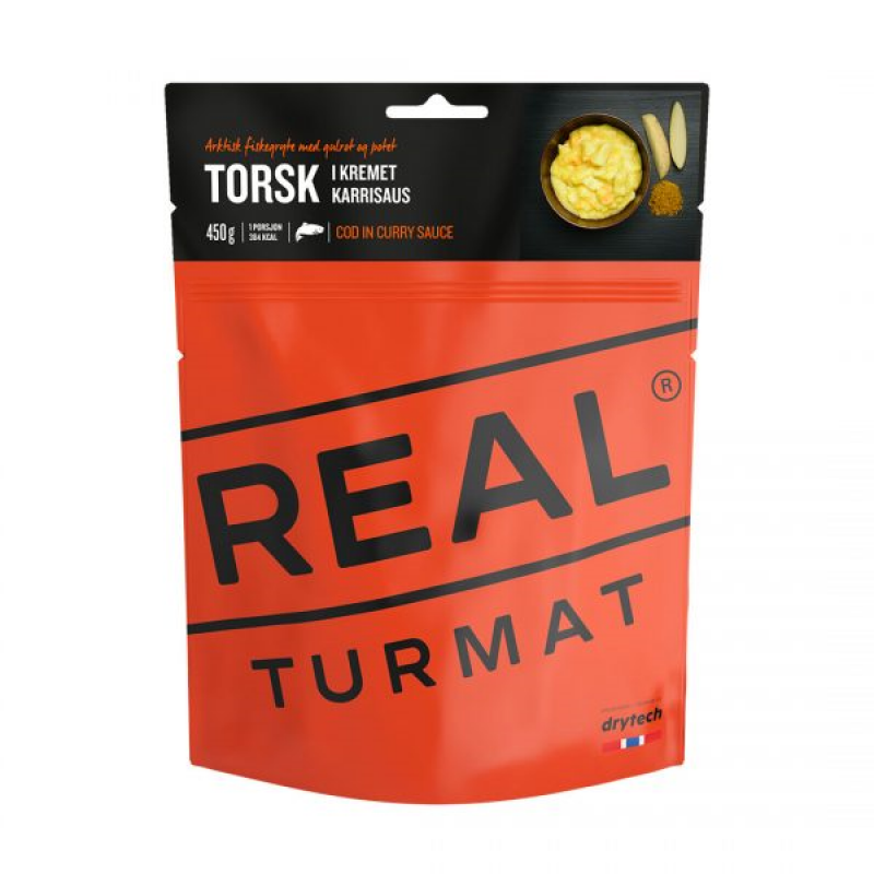 Real Turmat Real Turmat Torsk i kremet karrisaus 500 gr 5224 Corner Sport 1