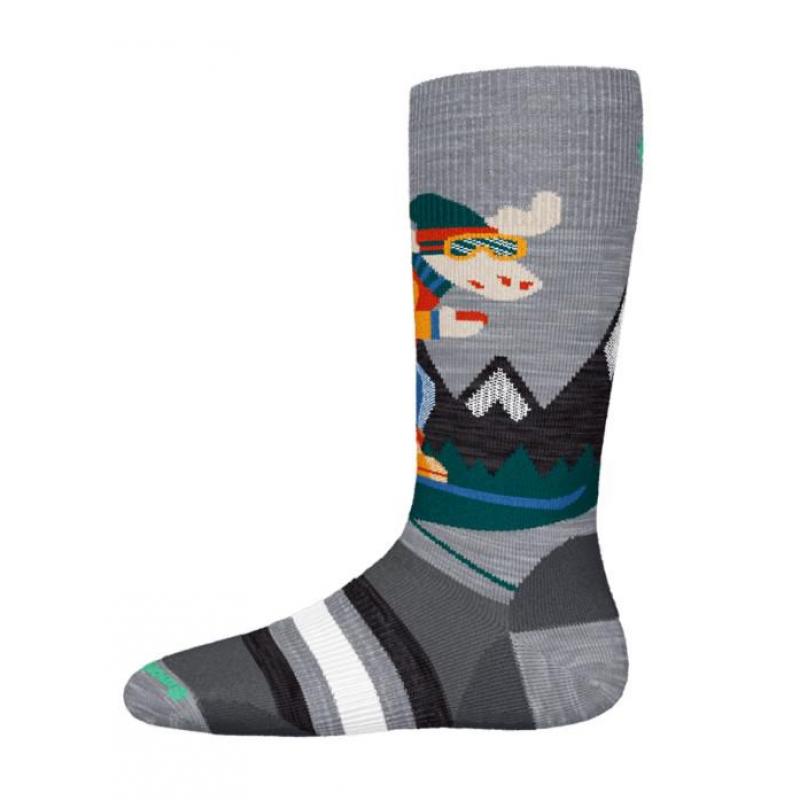 Smartwool Smartwool Kids´ Wintersport Full Cushion Mountain Moose Pattern Otc Socks B02184 Corner Sport 1