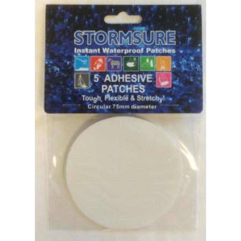 Stormsure Stormsure Patch Rep.Tape 5 x ø75mm 0985.198 Corner Sport 1