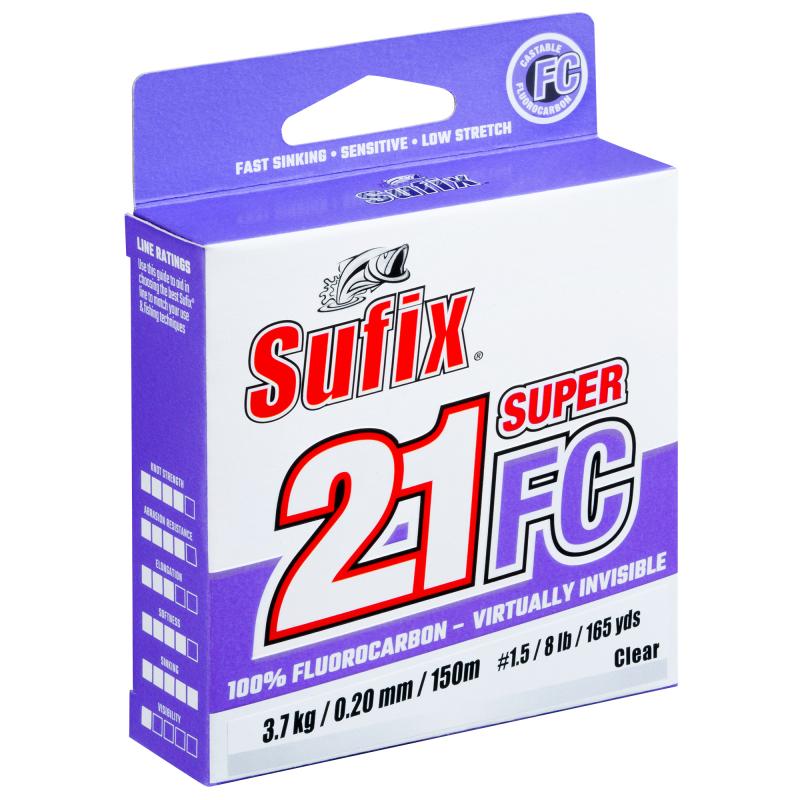 Sufix Sufix Super 21 Fluorocarbon Clear 150m 0,30mm 7,5kg 119643 Corner Sport 1