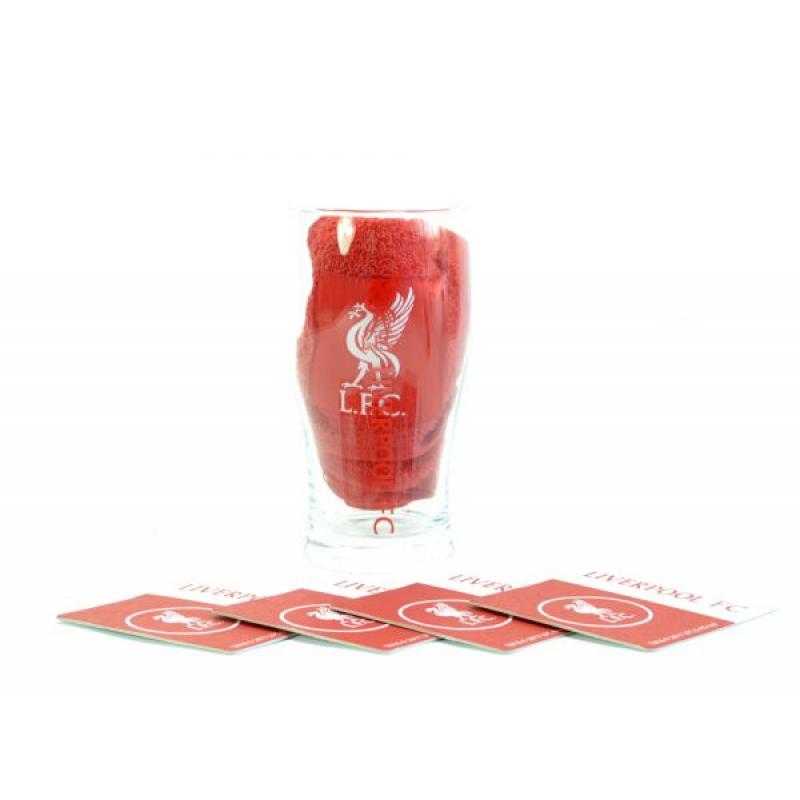 Supporterutstyr Liverpool Wood Mark Mini Bar sett Corner Sport 1