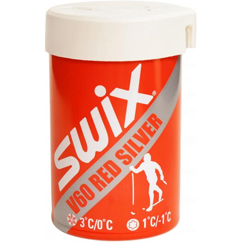 Swix Swix V60 Red-Silver Hardwax 0-+3C, 43g V0060 Corner Sport 1