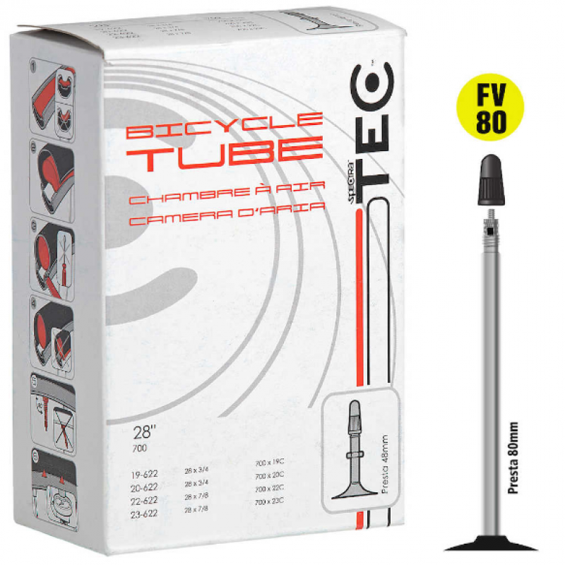 Tec Tec Slange 19-23-622 Presta 80MM Corner Sport 1
