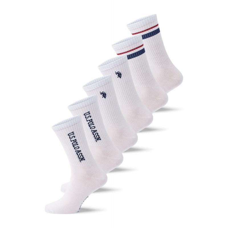 U.S POLO ASSN. BO 6 PK SOCKS USPA M ACC 105452 Corner Sport 1