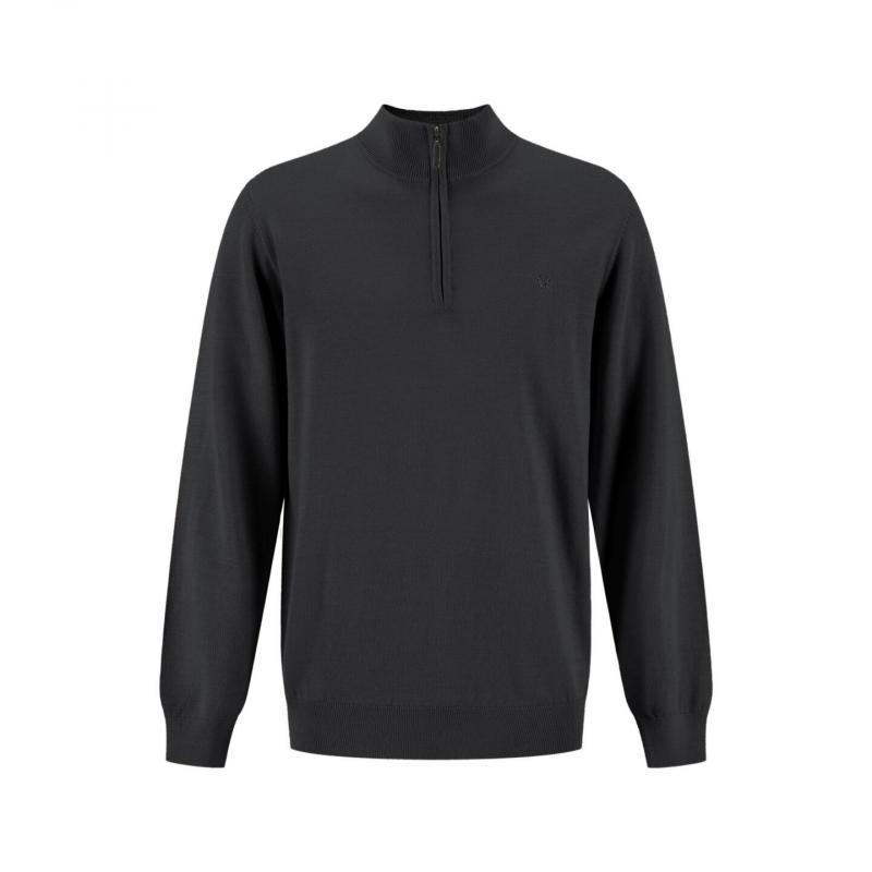 Vannucci Portofino Mens Merino Wool Sweater YTT07308 VN Zip Corner Sport 1