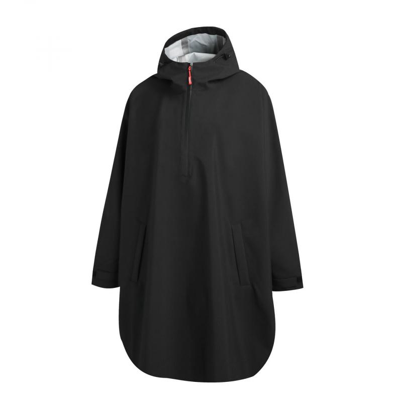 Vannucci Vannucci Ladies Poncho black 26SS00701 Corner Sport 1
