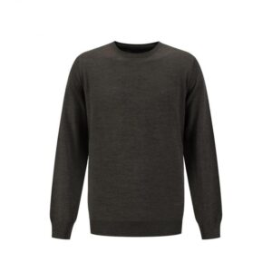 Vannucci Vannucci Men's Merino Wool Sweater genser brun herre