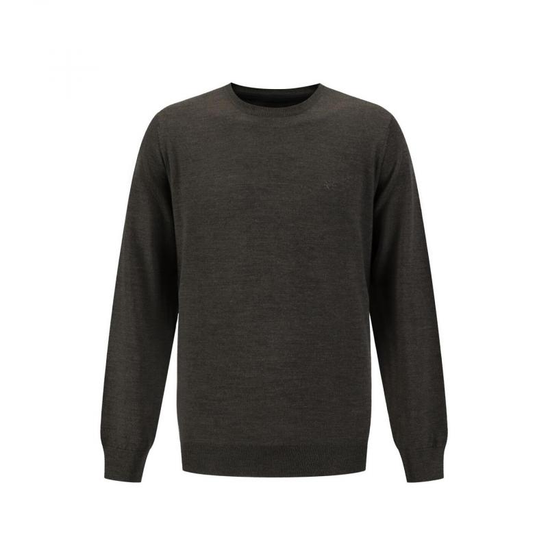 Vannucci Vannucci Mens Merino Wool Sweater YTT07307 VN R-Neck Corner Sport 1