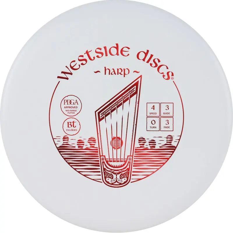 Westside Westside Discs BT MEDIUM PUTTER HARP, 173+ FW2-14396-WT Corner Sport 1