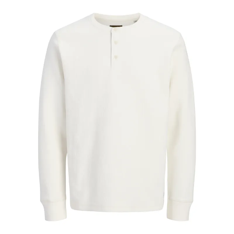 Jack & Jones JACK & JONES JPRBLUVINCENT LS HENLEY SWEAT LN