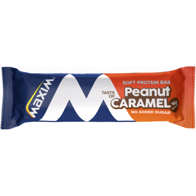 Maxim Maxim Maxim Soft Protein Bar Peanut Caramel 55g 510003885 Corner Sport 1