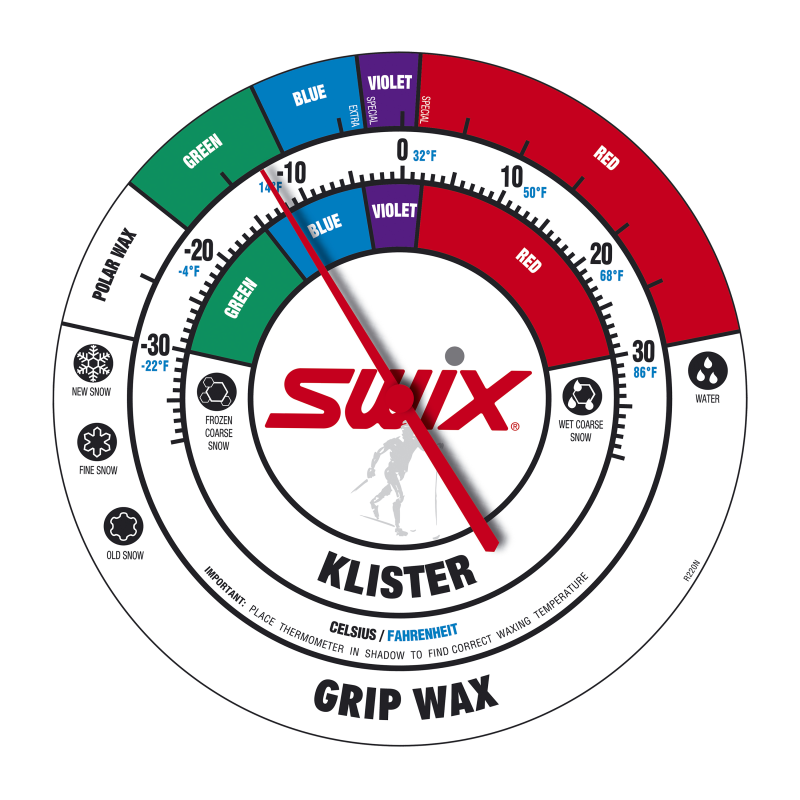 Swix Swix R220 Wall Thermometer, Round R0220N Corner Sport 1